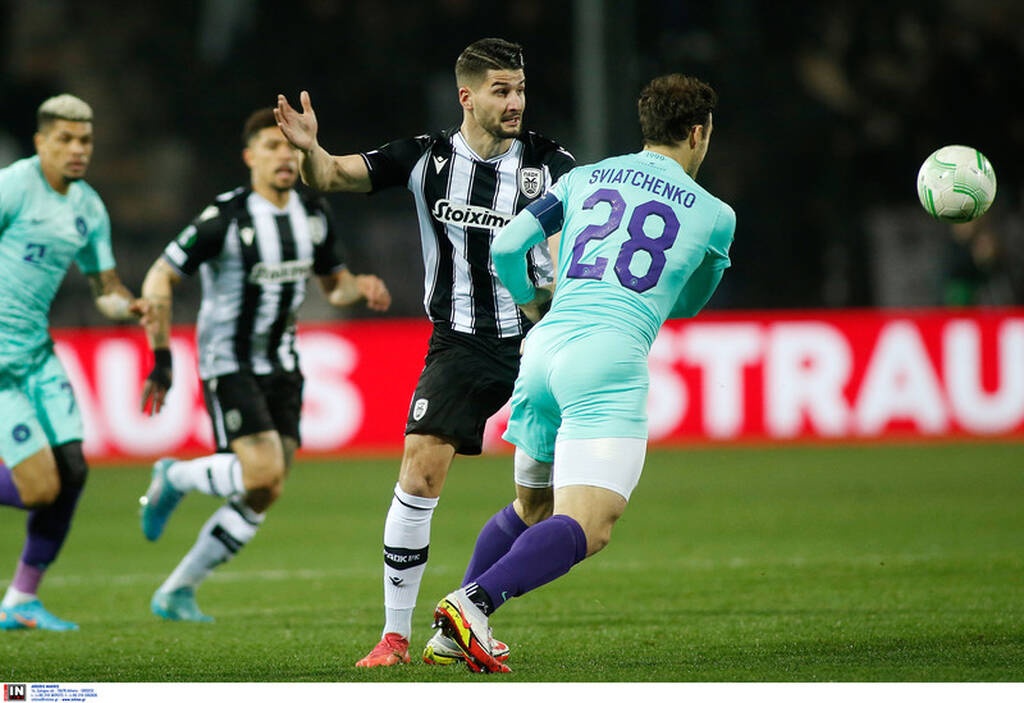 ΠΑΟΚ-Μίντιλαντ Conference League 24/2/2022