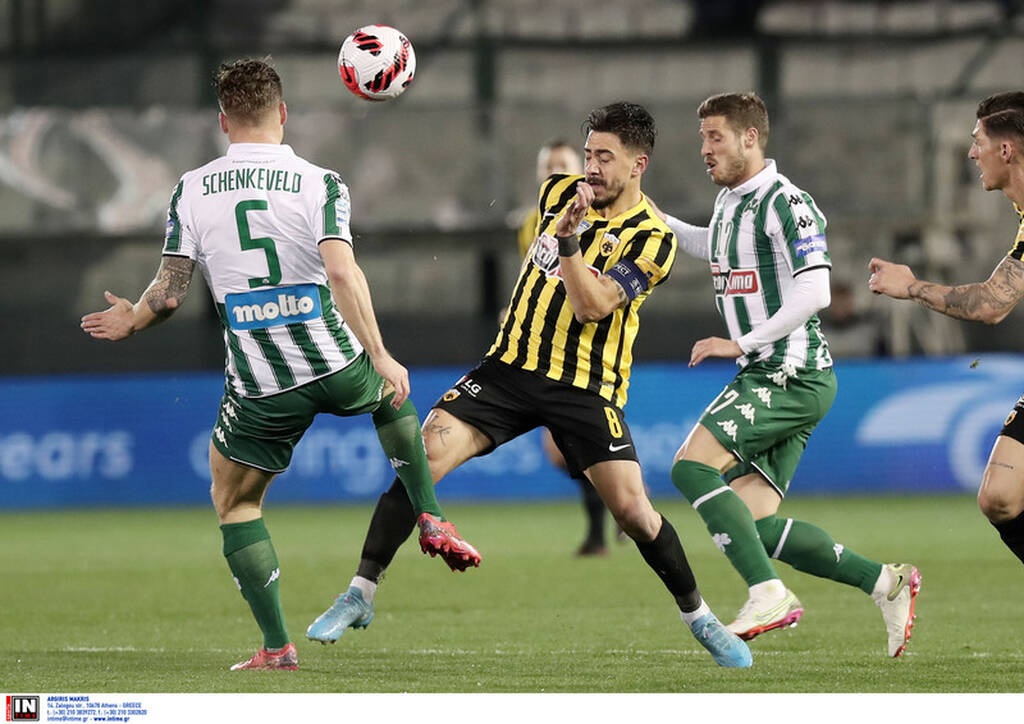 Παναθηναϊκός-ΑΕΚ Super League 27/2/2022