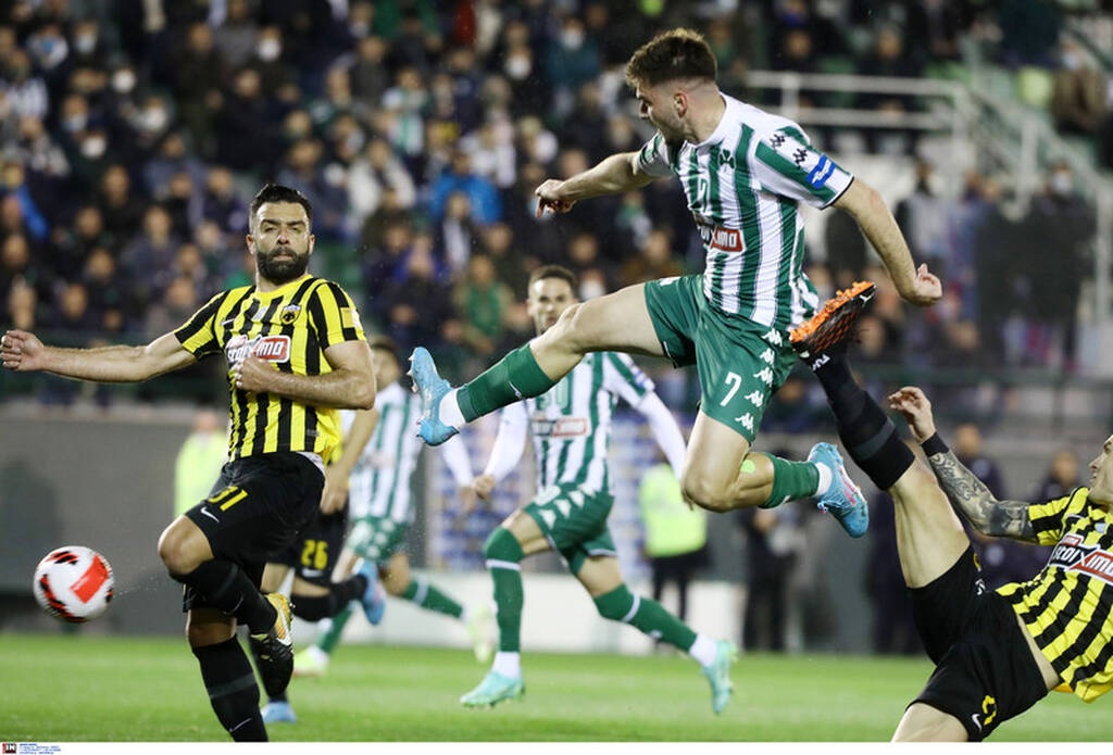 Παναθηναϊκός-ΑΕΚ: Δοκάρι σ' εκτέλεση κόρνερ ο Αϊτόρ, άγγιξε το 4-0 ο Ιωαννίδης! (videos)