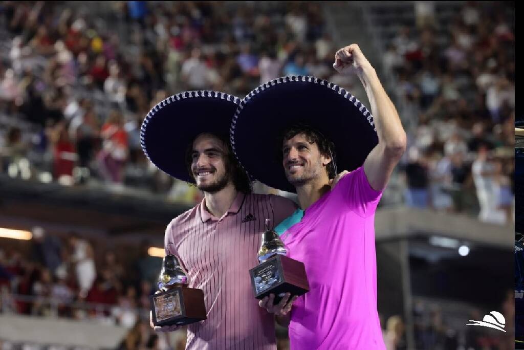 Τουρνουά του Ακαπούλκο: Πρωταθλητές με τα σομπρέρο οι Τσιτσιπάς και Λόπεθ (photos+videos)