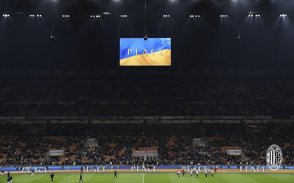 Πόλεμος στην Ουκρανία: Έστειλε μήνυμα ο Σεφτσένκο και αποθεώθηκε στο Μίλαν-Ίντερ (photos+video)