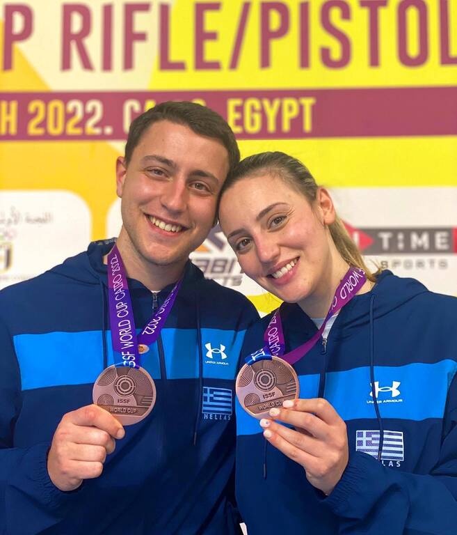 Σκοποβολή: Τρίτο μετάλλιο για την Κορακάκη στο Παγκόσμιο Κύπελλο του Καΐρου (photos)