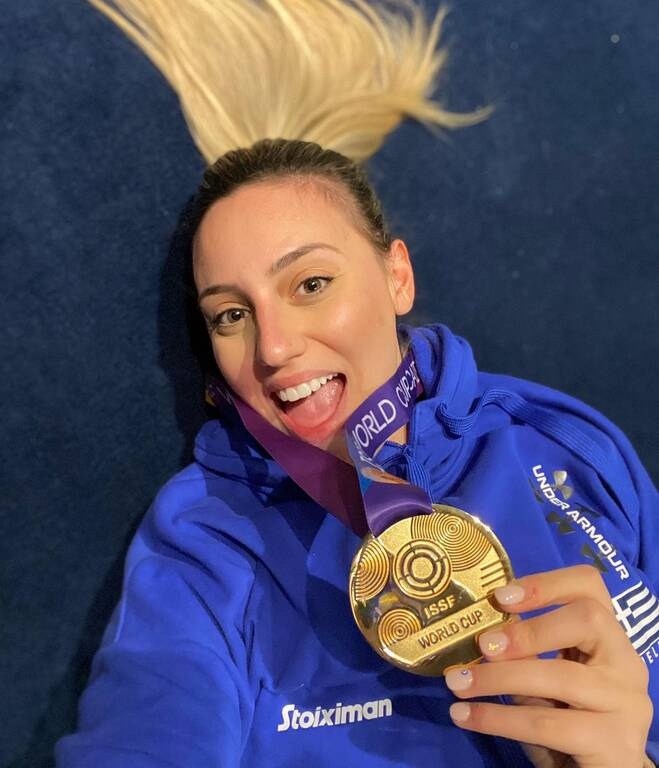 Σκοποβολή: Τρίτο μετάλλιο για την Κορακάκη στο Παγκόσμιο Κύπελλο του Καΐρου (photos)