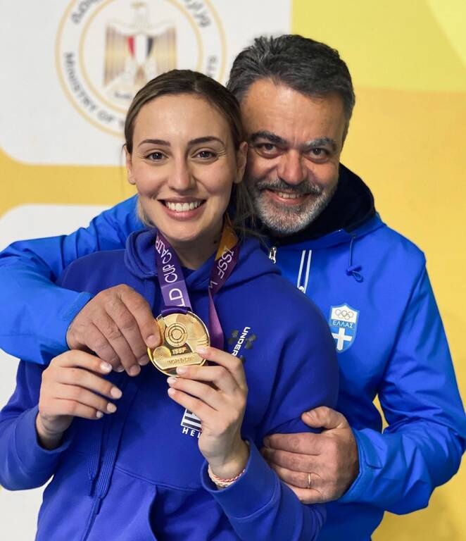 Σκοποβολή: Τρίτο μετάλλιο για την Κορακάκη στο Παγκόσμιο Κύπελλο του Καΐρου (photos)