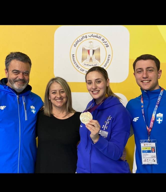 Σκοποβολή: Τρίτο μετάλλιο για την Κορακάκη στο Παγκόσμιο Κύπελλο του Καΐρου (photos)