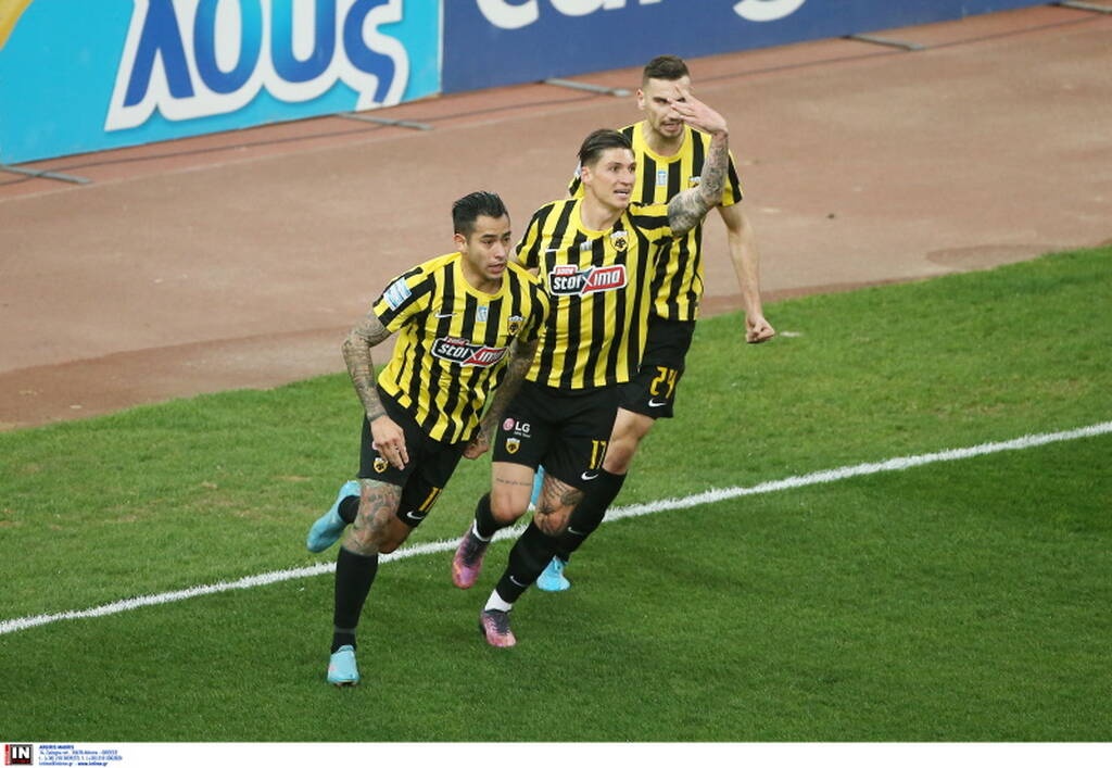 AEK-Αστέρας Τρίπολης: Τρομερός Αραούχο - Η κίνησή του μετά το γκολ (photos+video)
