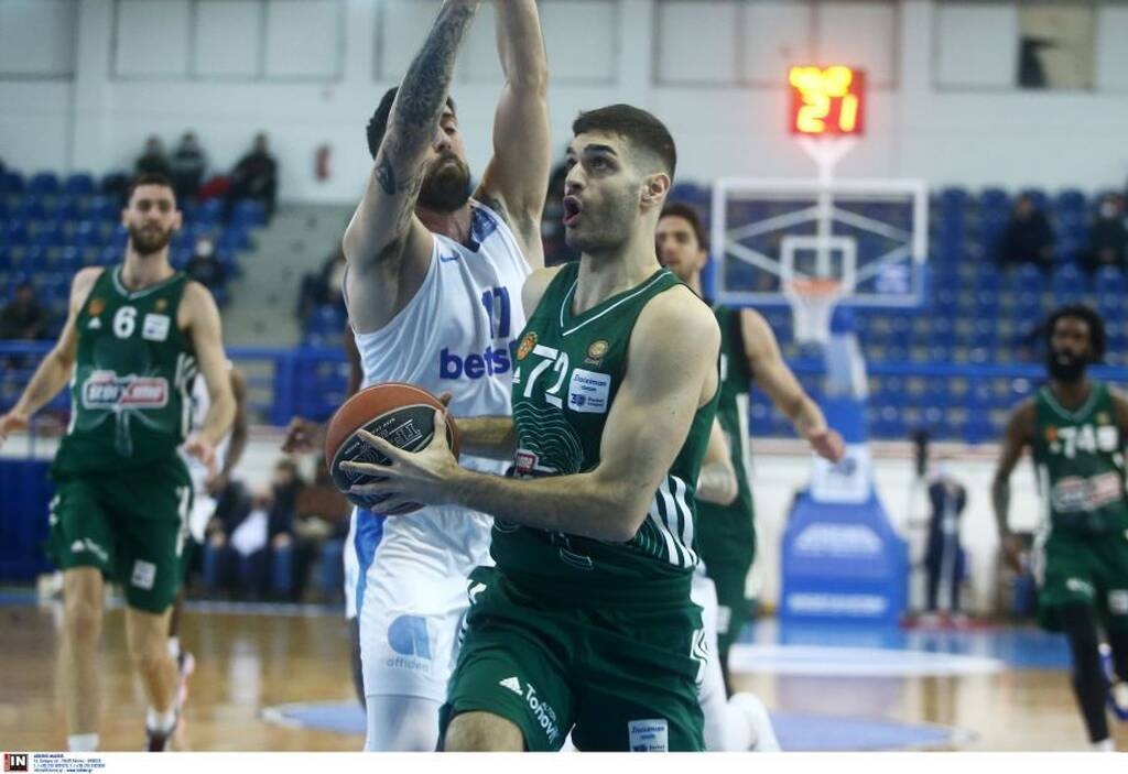 Basket League: Στην κορυφή της βαθμολογίας ο Παναθηναϊκός μετά το διπλό στη Νίκαια