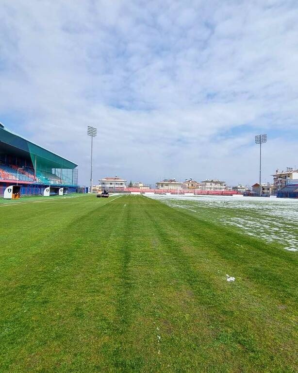 Super League 2: Προβλήματα από την κακοκαιρία «Φίλιππος» - Τι γίνεται σε Καρδίτσα, Βέροια (photos)