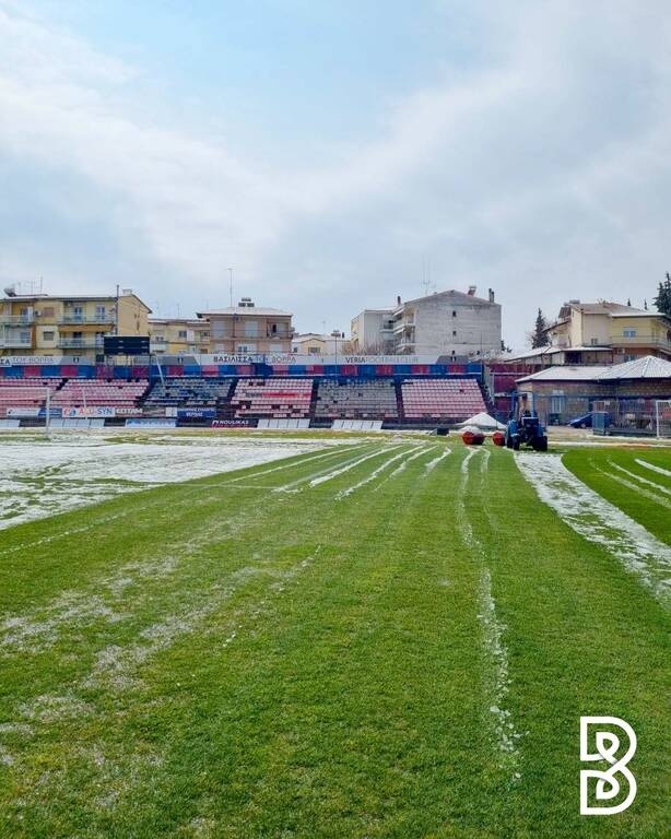 Super League 2: Προβλήματα από την κακοκαιρία «Φίλιππος» - Τι γίνεται σε Καρδίτσα, Βέροια (photos)