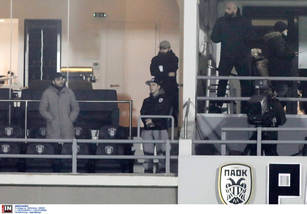 ΠΑΟΚ-Γάνδη: Στην Τούμπα ο Γιώργος Σαββίδης (photos)