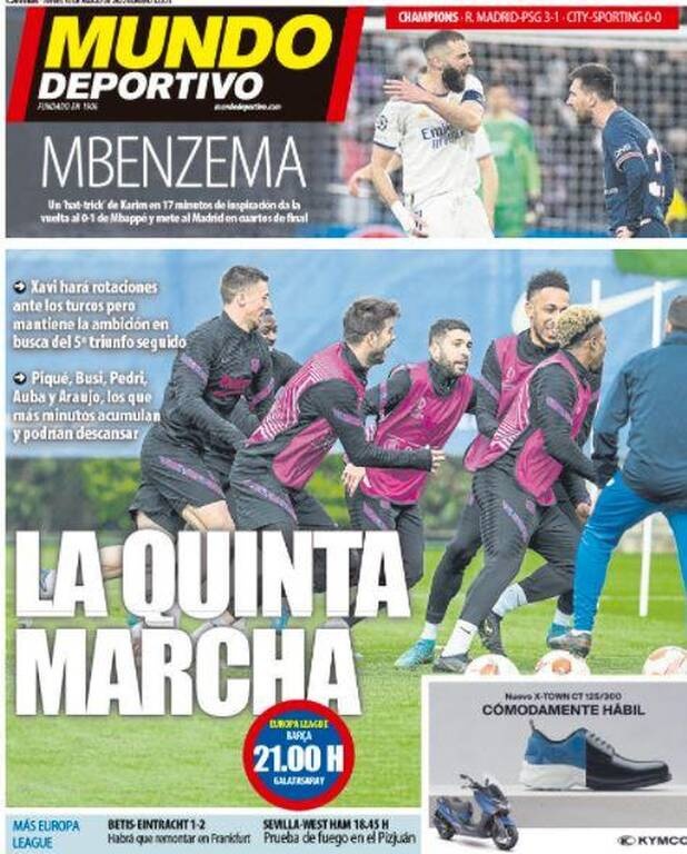 Η καταλανική «El Mundo Deportivo» βάζει ένα «M» μπροστά στο επώνυμο του Μπενζεμά για να θυμίσει τον... Μπαπέ