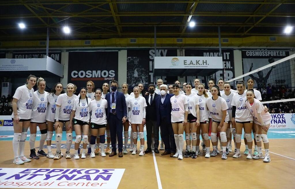 Final 4 Κυπέλλου Βόλεϊ: «Μπλοκ» στον πόλεμο από Παναθηναϊκό και ΑΟ Θήρας! (photos)