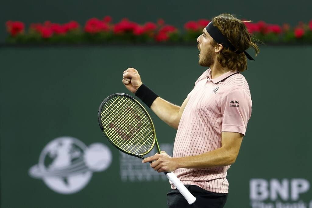 Στέφανος Τσιτσιπάς: Πρόκριση με μεγάλο ζόρι στο Indian Wells (photos+videos)