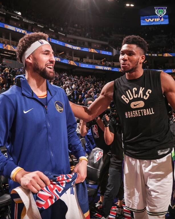 NBA: Οι Ουόριορς έβαλαν στοπ σε Αντετοκούνμπο και Μπακς (photos+videos)