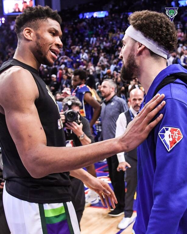 NBA: Οι Ουόριορς έβαλαν στοπ σε Αντετοκούνμπο και Μπακς (photos+videos)