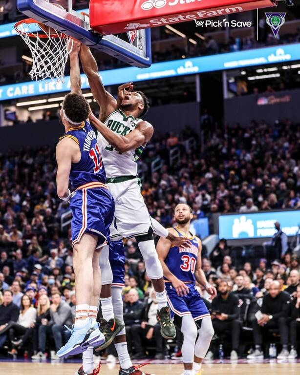 NBA: Οι Ουόριορς έβαλαν στοπ σε Αντετοκούνμπο και Μπακς (photos+videos)