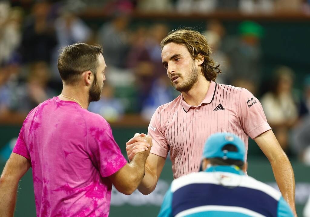 Στέφανος Τσιτσιπάς: Πρόκριση με μεγάλο ζόρι στο Indian Wells (photos+videos)