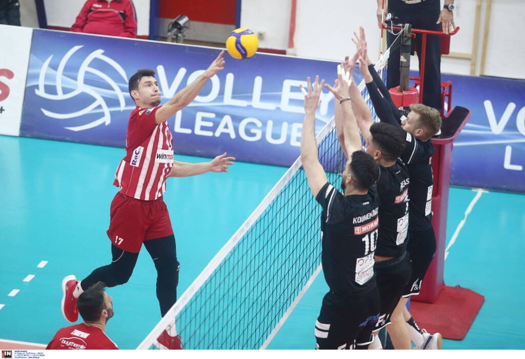 Ολυμπιακός-ΠΑΟΚ 3-0 σετ: Ερυθρόλευκος θρίαμβος με «μπάσιμο» για τίτλο (photos)