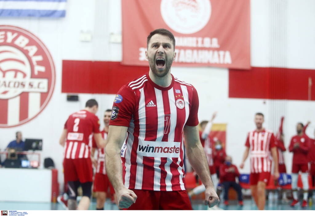 Ολυμπιακός-ΠΑΟΚ 3-0 σετ: Ερυθρόλευκος θρίαμβος με «μπάσιμο» για τίτλο (photos)