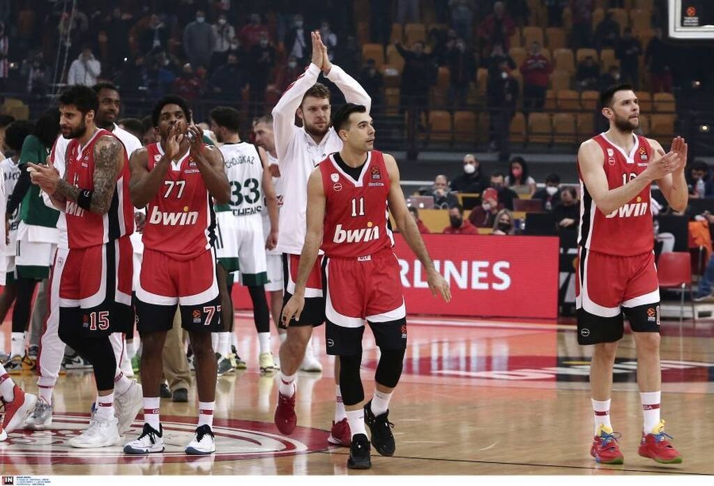 Euroleague: Μία ανάσα από το πλεoνέκτημα έδρας ο Ολυμπιακός - H βαθμολογία