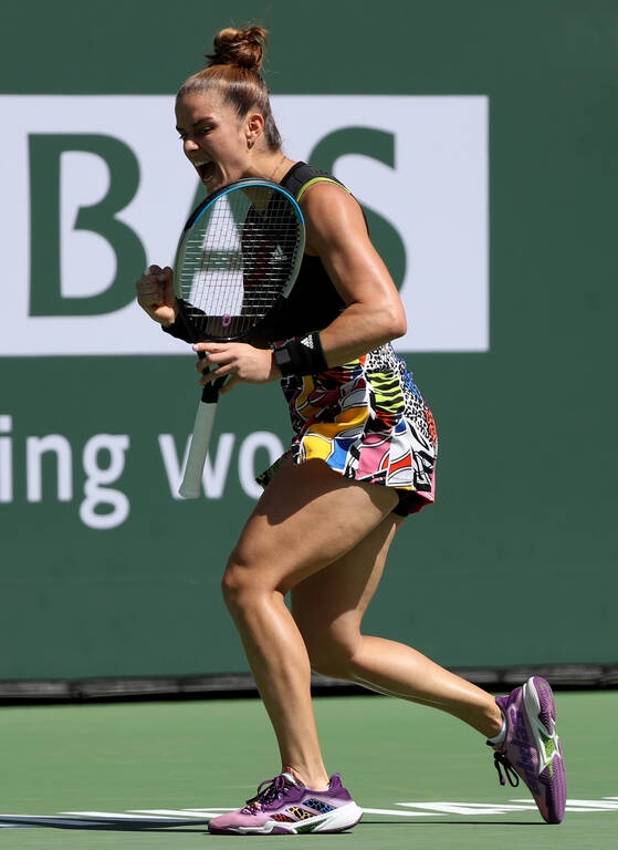 Indian Wells: «Καθάρισε» τη Ριμπάκινα η Σάκκαρη και πέρασε στα ημιτελικά