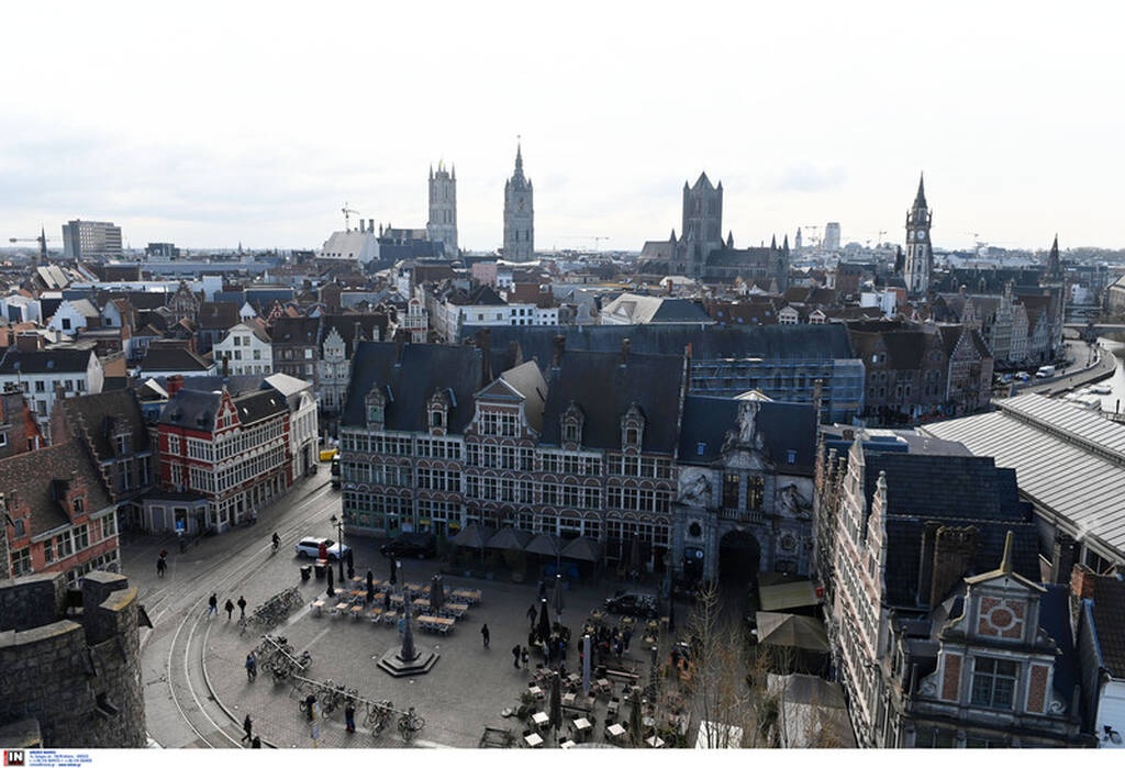 Γάνδη-ΠΑΟΚ: Κατάληψη στο κέντρo της πόλης και ατμόσφαιρα γηπέδου οι φίλοι του «Δικεφάλου» (vid)