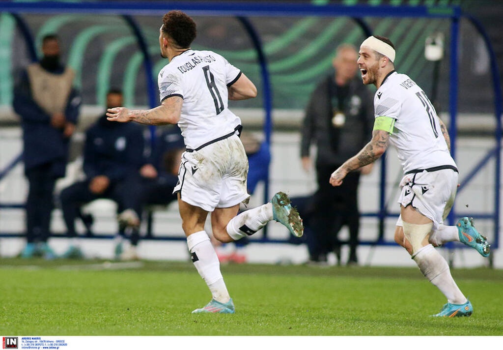 Γάνδη-ΠΑΟΚ 1-2: Οι πανηγυρισμοί των παικτών του «Δικεφάλου» και τρέλα στην εξέδρα! (video+photos)