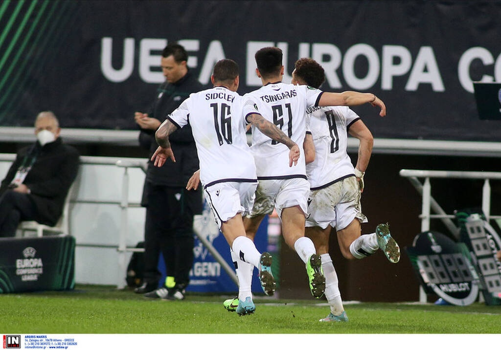 Γάνδη-ΠΑΟΚ 1-2: Οι πανηγυρισμοί των παικτών του «Δικεφάλου» και τρέλα στην εξέδρα! (video+photos)