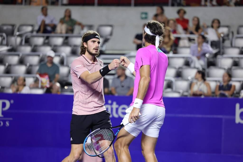 Indian Wells: «Αντίο» και στο διπλό για Τσιτσιπά και Λόπεθ (video+photos)