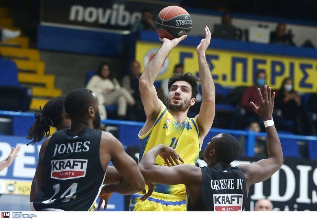 Περιστέρι-ΠΑΟΚ 68-67: Νίκη «θρίλερ» με οδηγό τον Μωραΐτη