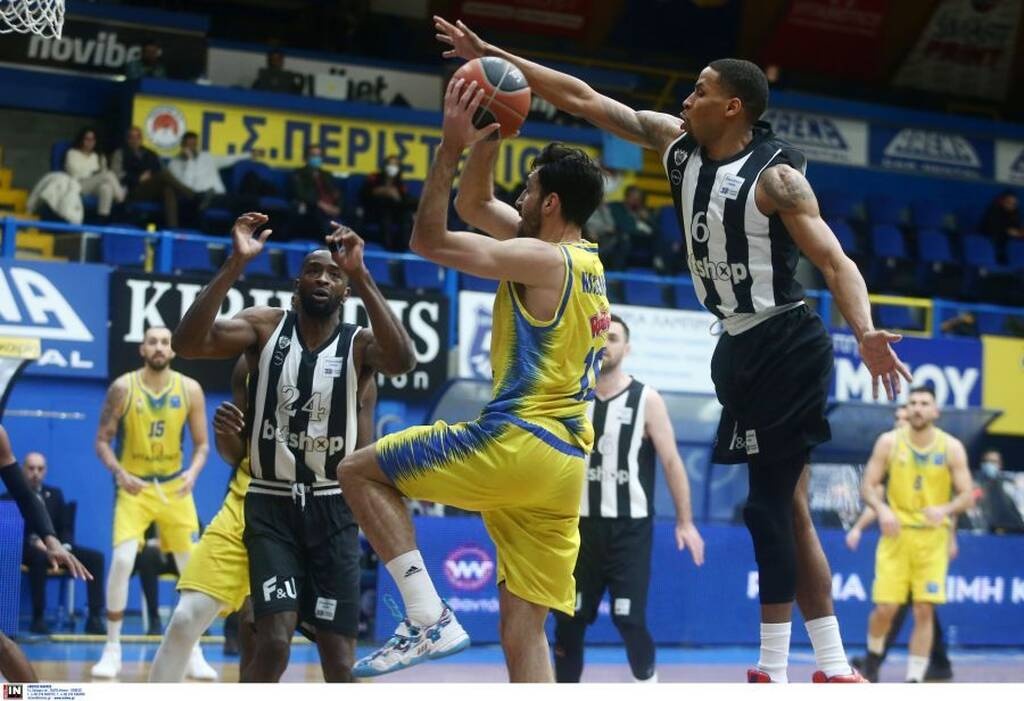 Περιστέρι-ΠΑΟΚ 68-67: Νίκη «θρίλερ» με οδηγό τον Μωραΐτη