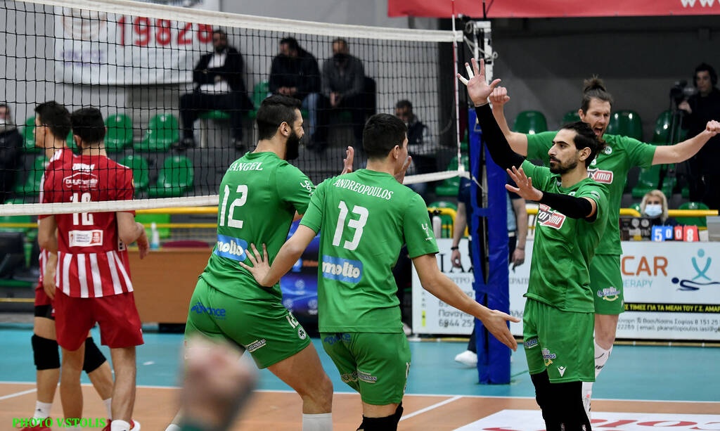 Volley League Ανδρών: «Θεμέλια» τίτλου για τον Παναθηναϊκό που… διέσυρε τον Ολυμπιακό (photos)
