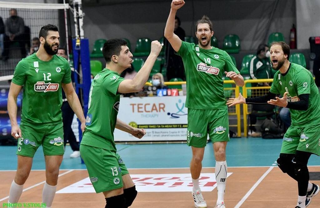 Volley League Ανδρών: «Θεμέλια» τίτλου για τον Παναθηναϊκό που… διέσυρε τον Ολυμπιακό (photos)