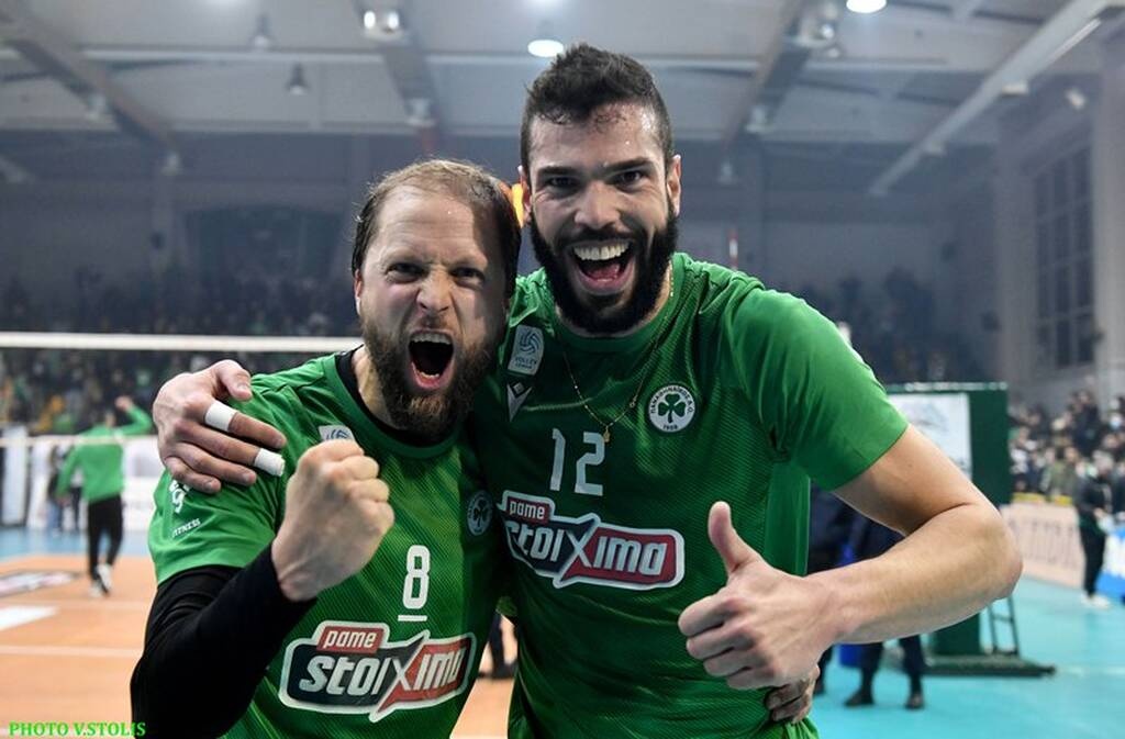 Volley League Ανδρών: «Θεμέλια» τίτλου για τον Παναθηναϊκό που… διέσυρε τον Ολυμπιακό (photos)