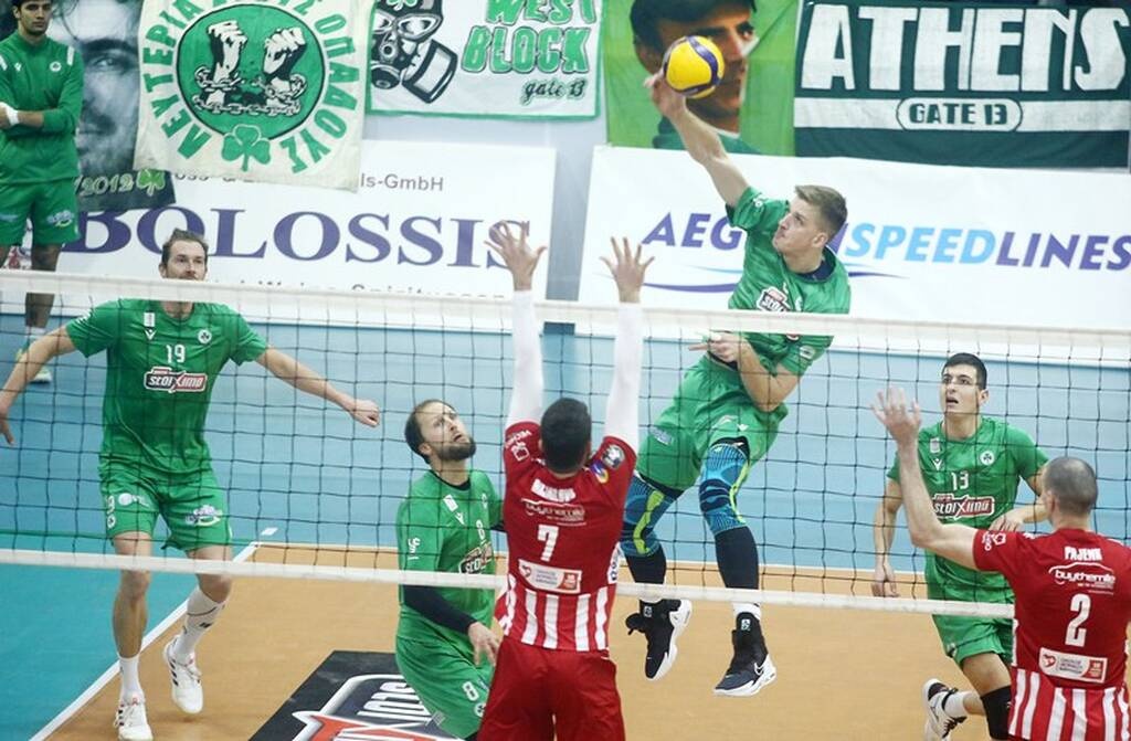 Volley League Ανδρών: «Θεμέλια» τίτλου για τον Παναθηναϊκό που… διέσυρε τον Ολυμπιακό (photos)