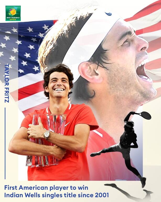 Indian Wells: Σταμάτησε τον Ναδάλ και σήκωσε την Κούπα ο Captain America, Τέιλορ Φριτζ (video)