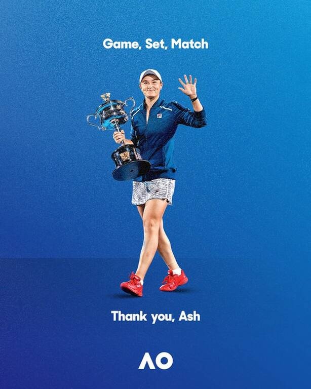 Αποσύρεται το Νο1 του κόσμου - Το «αντίο» της Άσλεϊ Μπάρτι: «Έχω αδειάσει»! (video+photos)