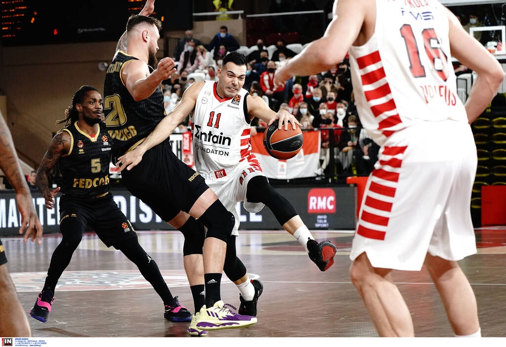 Μονακό-Ολυμπιακός 92-72: Πνίγηκε στο Μονακό!