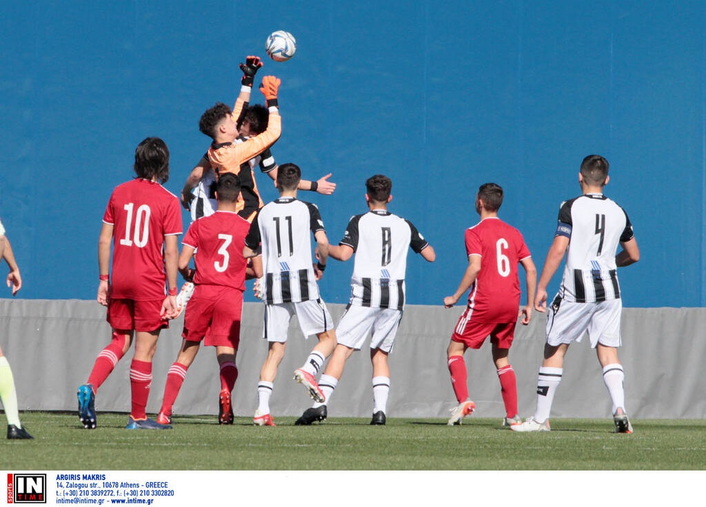 ΠΑΟΚ-Ολυμπιακός 4-5 (πεν.): «Ερυθρόλευκο» το πρωτάθλημα Κ15 μετά από τελικό «θρίλερ» (photos)