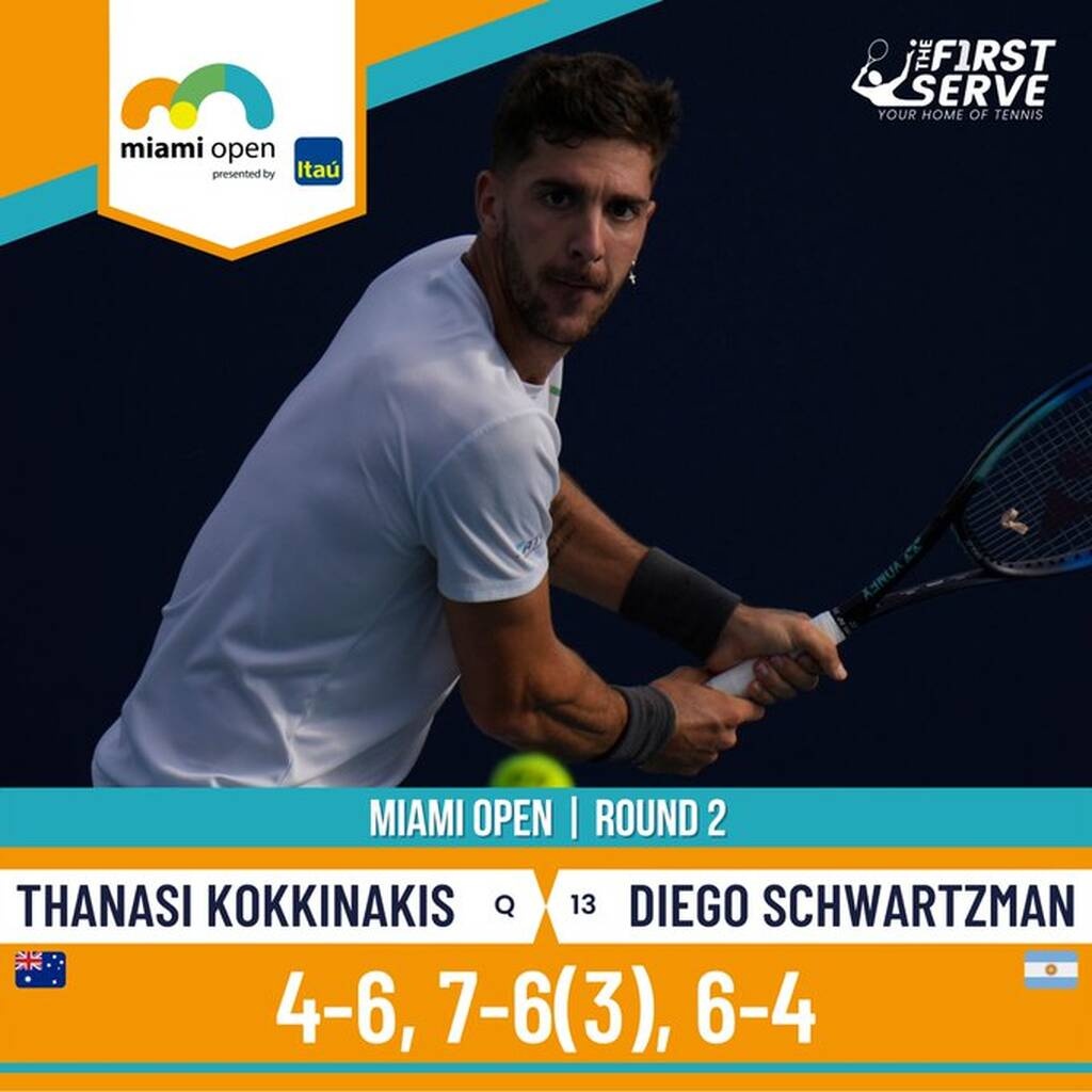Μiami Open: Επική νίκη του Κοκκινάκη κόντρα στον Σβάρτσμαν με… γιουχαρίσματα (videos)