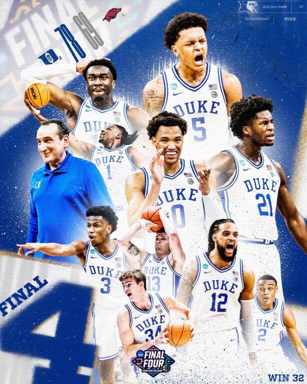 NCAA: Έγραψε ιστορία ο Σιζέφσκι - Το μοναδικό ρεκόρ μετά την πρόκριση του Ντιουκ στο Final 4