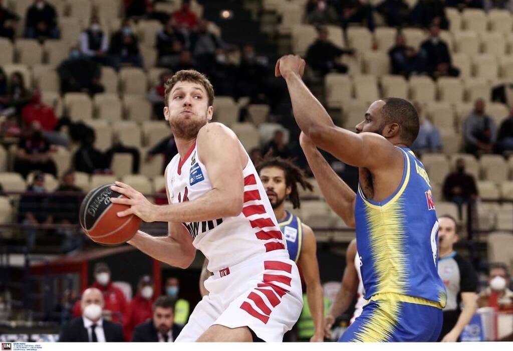 Ολυμπιακός-Περιστέρι 104-85: «Ερυθρόλευκο» ζέσταμα ενόψει Μπαρτσελόνα