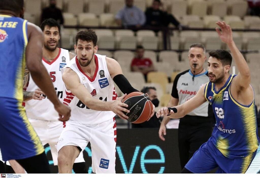 Ολυμπιακός-Περιστέρι 104-85: «Ερυθρόλευκο» ζέσταμα ενόψει Μπαρτσελόνα