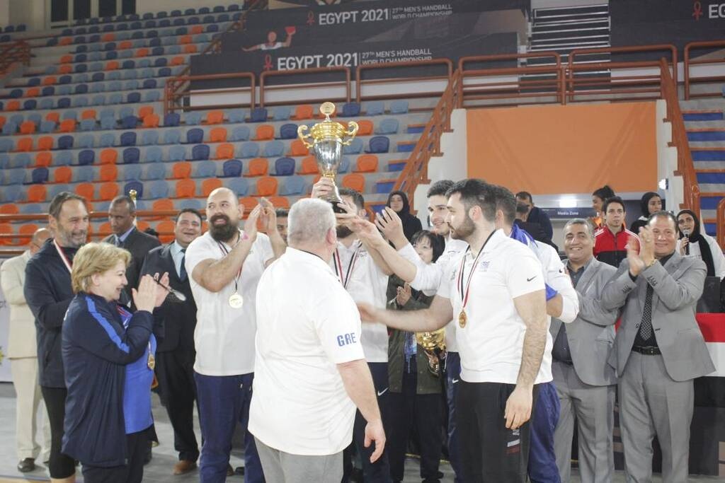 Χρυσά μετάλλια για τις Εθνικές ομάδες γκόλμπολ ανδρών και γυναικών στην Αλεξάνδρεια