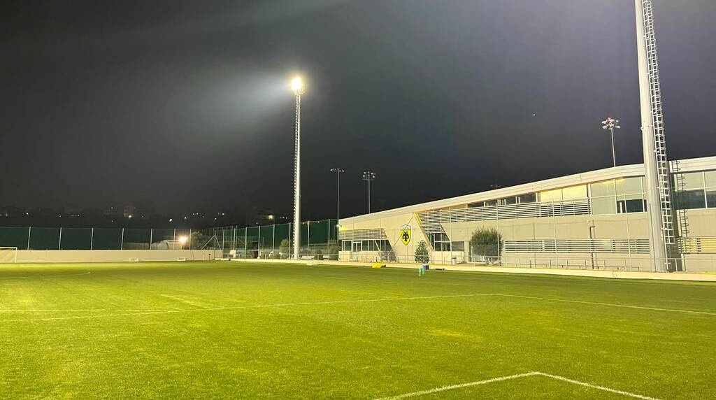 Super League 2: Μπήκε το φως στο «Σεραφείδειο» - Ετοιμάζεται για το ντεμπούτο η ΑΕΚ Β (photos)
