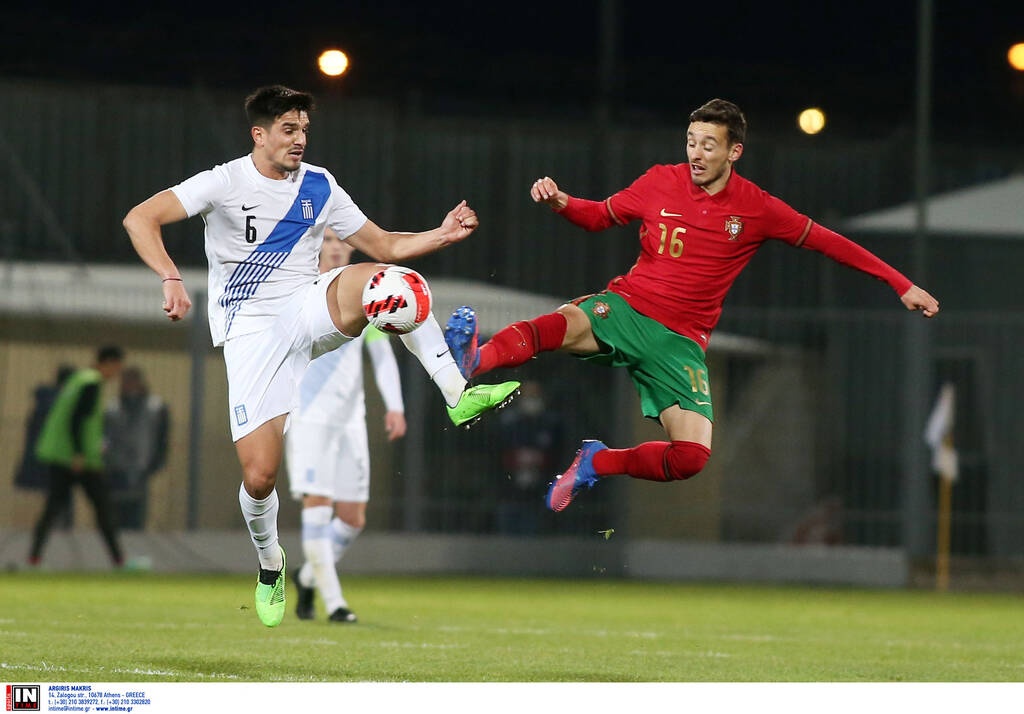 Ελλάδα U21-Πορτογαλία U21 0-4: Συντριβή στην Τρίπολη