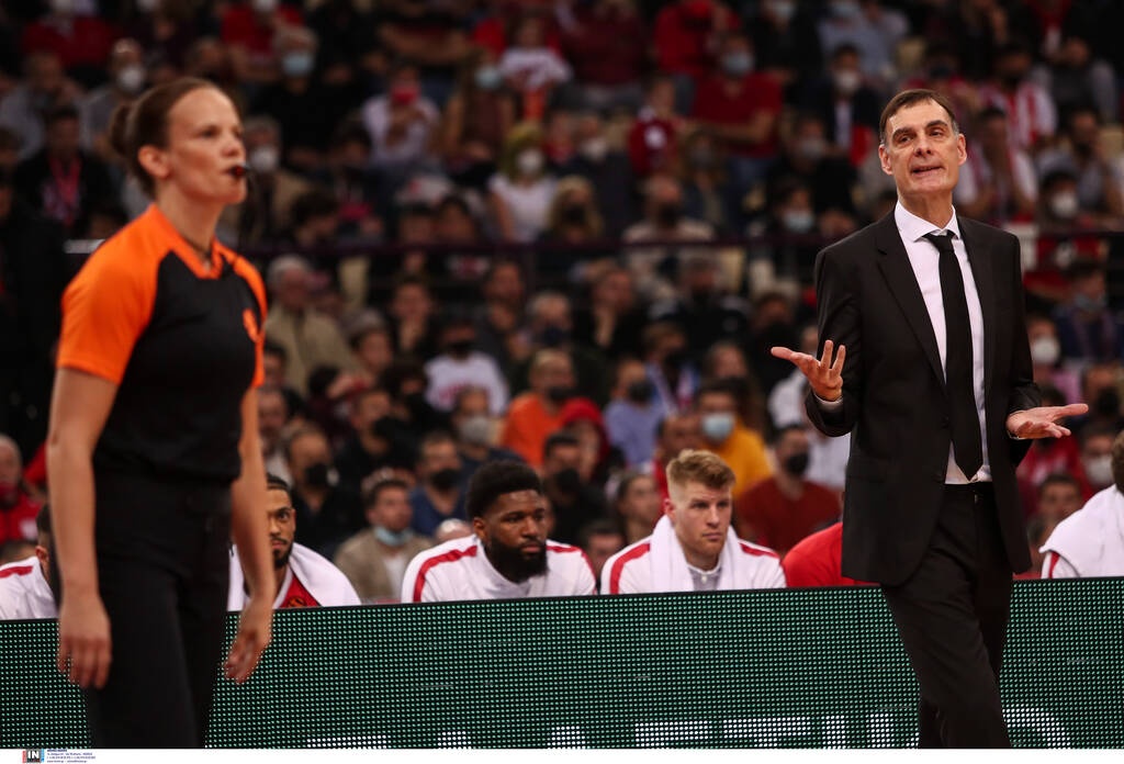 Ολυμπιακός-Μπαρτσελόνα: Το «τρελό» τρίποντο του Καλάθη που έφερε έκρηξη του Μπαρτζώκα (video+photos)