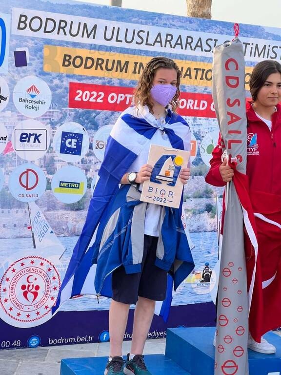 Εθνική Οπτιμιστ: Ασημένιο μετάλλιο η Κοσμά, 2η η Ελλάδα στο Μπόντρουμ της Τουρκίας