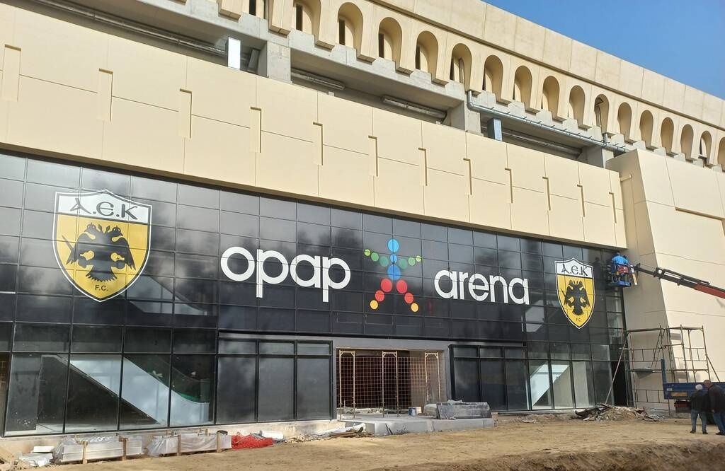 Αποκλειστικές φωτογραφίες από την OPAP ARENA
