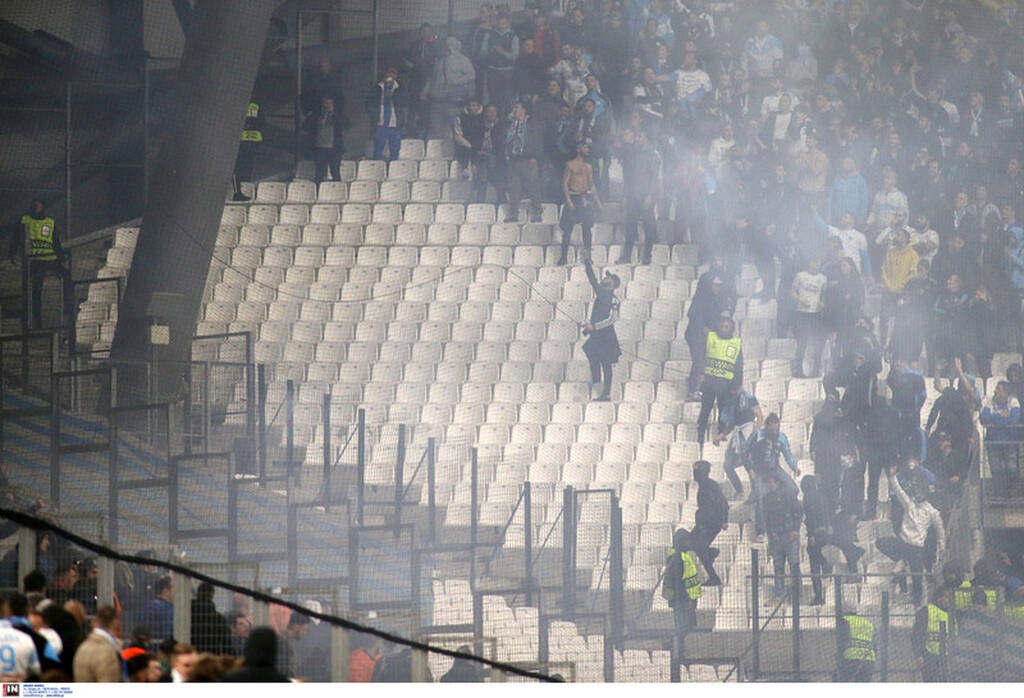 Μαρσέιγ-ΠΑΟΚ: Καρέ καρέ τα επεισόδια στο Βελοντρόμ (photos)
